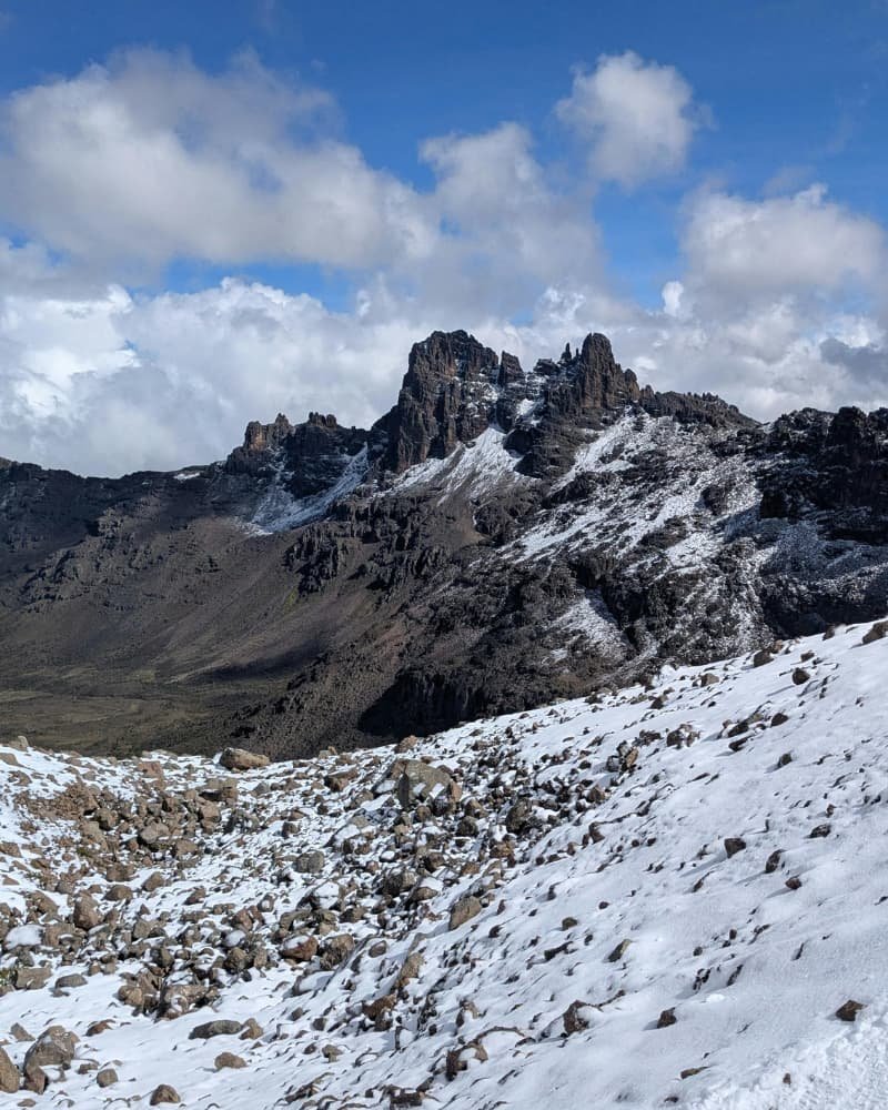 Mount Kenya trekking landscape