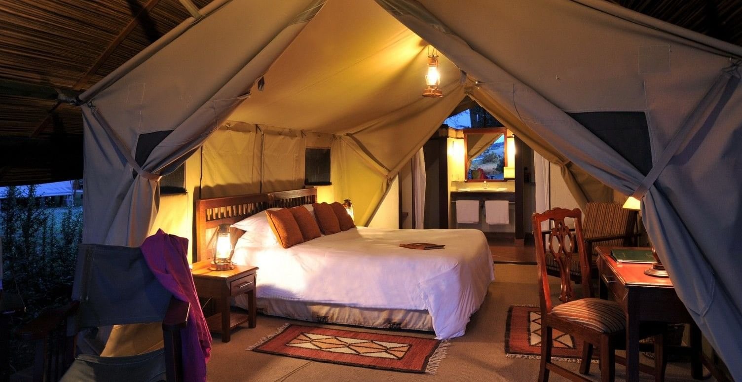 2 accommodation standard tent
