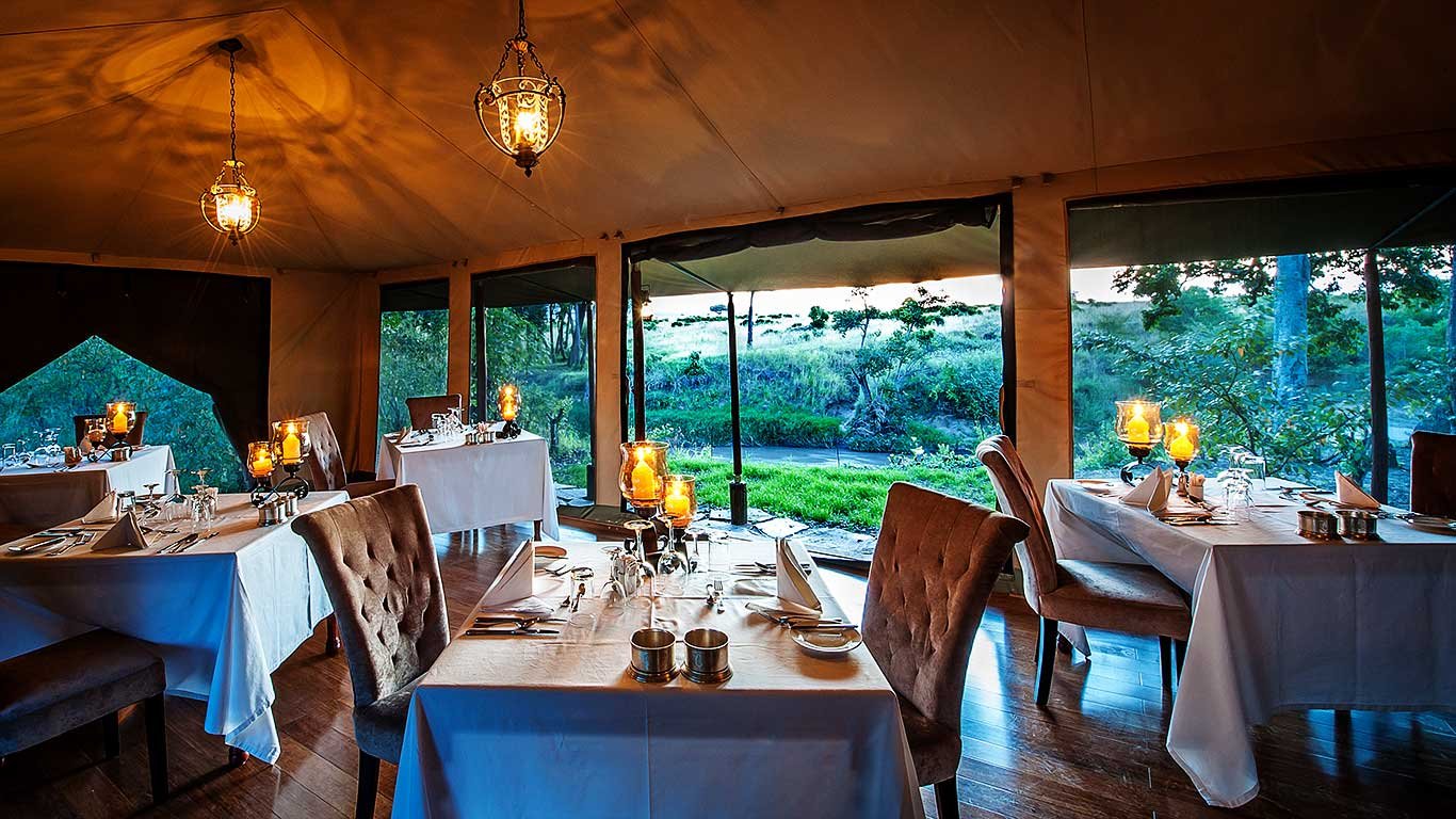 sand river Dining Room twilight